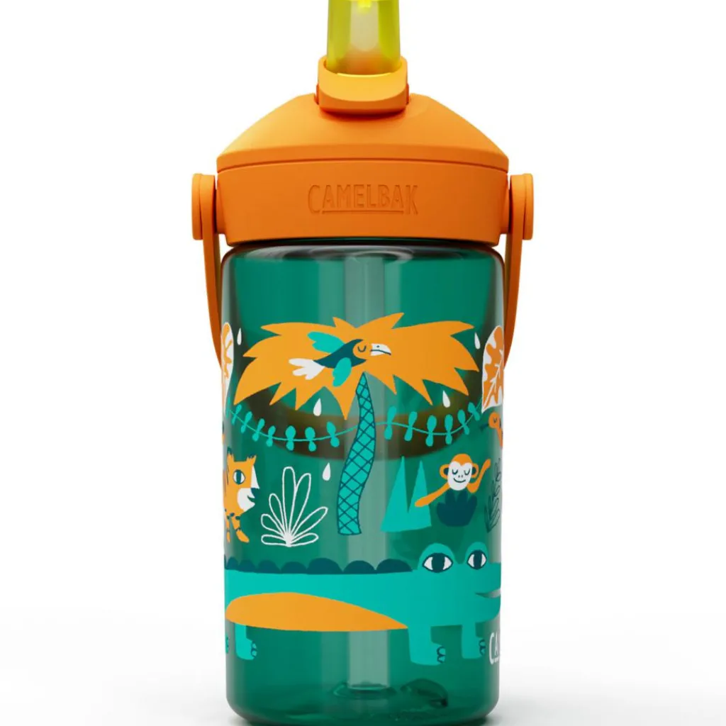 Drinkflessen-Camelbak Thrive Flip Straw Kids drinkfles 414 ml jungle animals