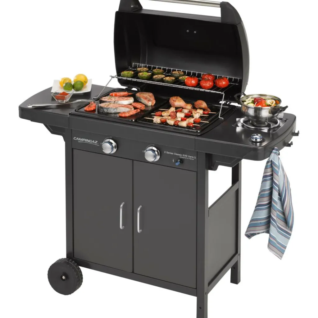 Gas Bbq & Buitenkeukens-Campingaz 2 Series Classic EXS Vario D buitenkeuken black