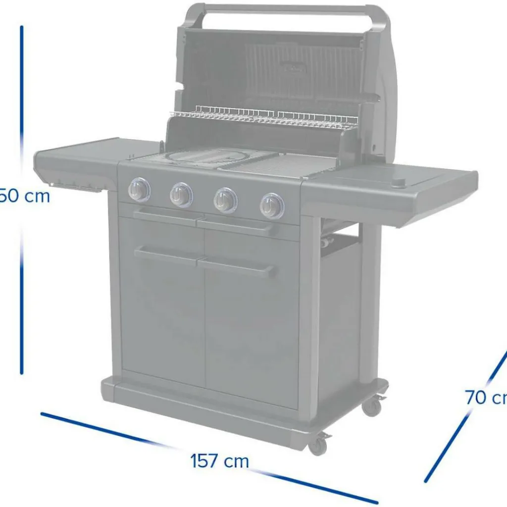 Campingaz 4 series Onyx S buitenkeuken black< Gas Bbq & Buitenkeukens