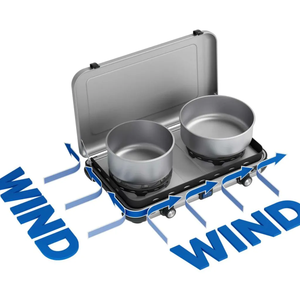 Campingaz Camping Kitchen Maxi CV 2-pits kooktoestel< Gaskooktoestellen