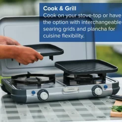 Gaskooktoestellen-Campingaz Camping Kitchen 2 Grill & Go kooktoestel