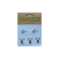 Campking Aluminium sleufhaak groot per 5 stuks< Tentonderdelen