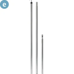 Tentstokken|Tentstokken-Campking Extra dakligger staal 25 / 22 mm 170 - 250 cm