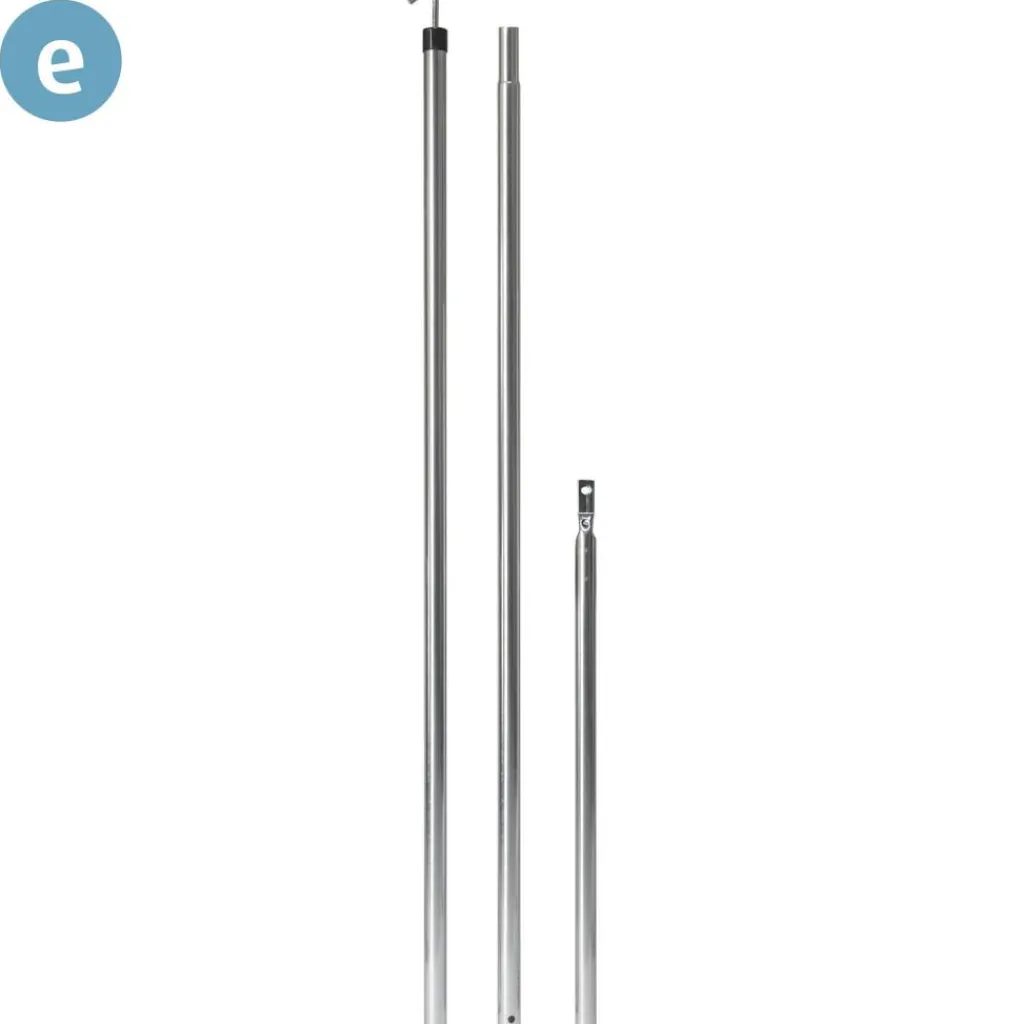 Tentstokken|Tentstokken-Campking Extra dakligger staal 25 / 22 mm 170 - 250 cm
