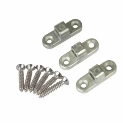 Voortent Onderdelen-Campking Framebevestigingsogen verticaal metaal  set van 3 stuks