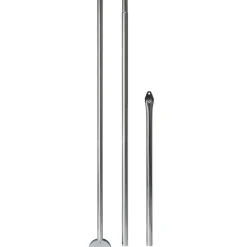 Campking Stormstok met voet staal 25 / 22 mm 170 - 250 cm< Tentstokken|Tentstokken