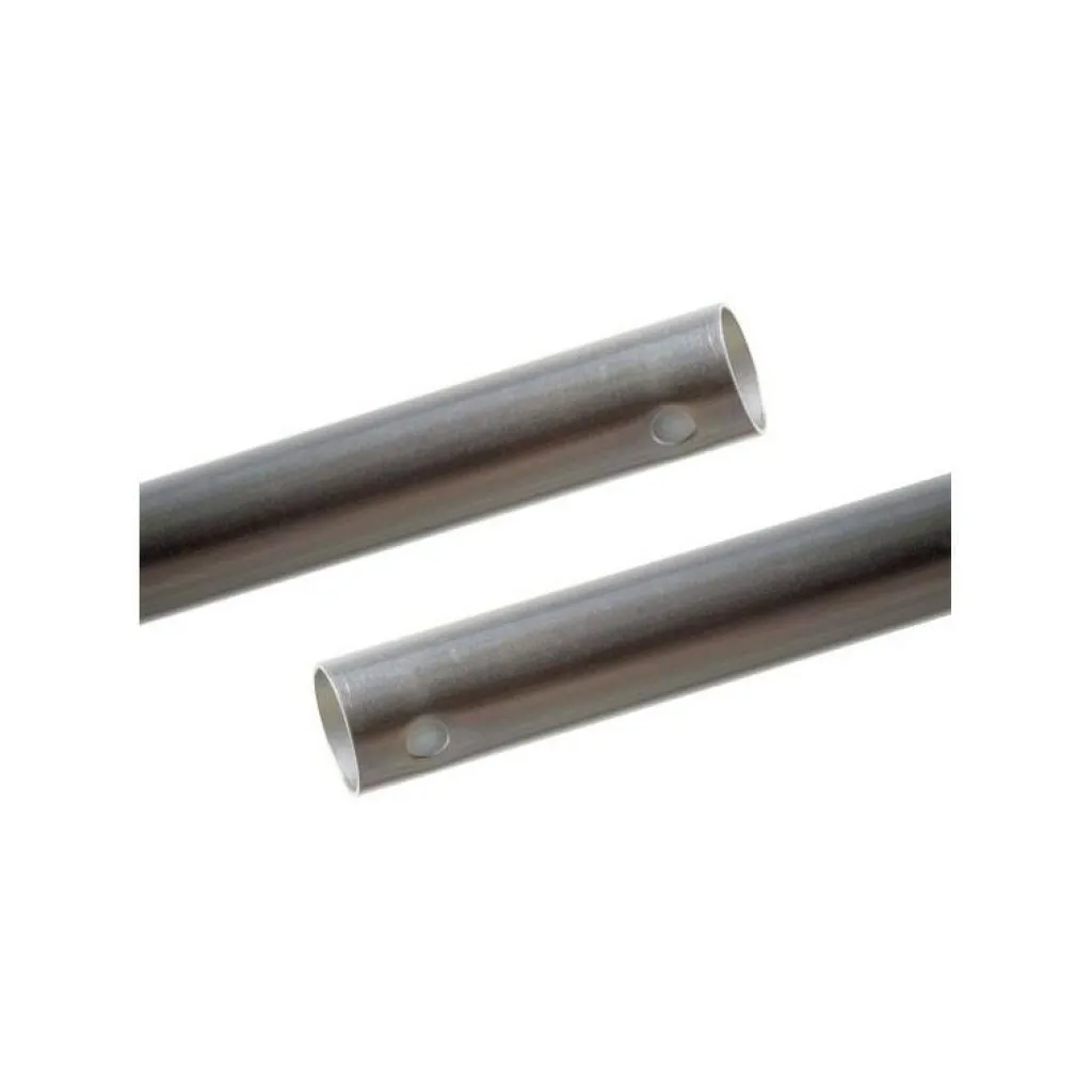 Tentstokken|Tentstokken-Campking Tussendeel recht met gaten staal 22 mm 115 cm
