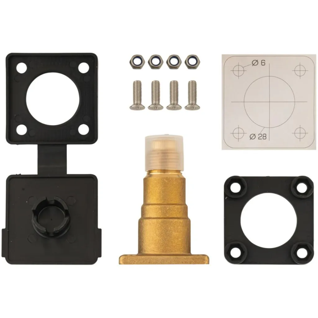 Gaskoppelstukken-Campko Buitenvuller plat voor LPG tank recht