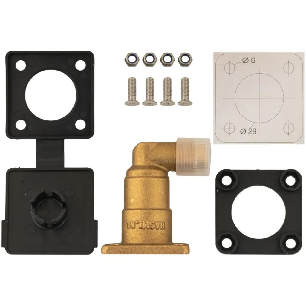 Campko Buitenvuller plat voor LPG tank haaks< Gaskoppelstukken