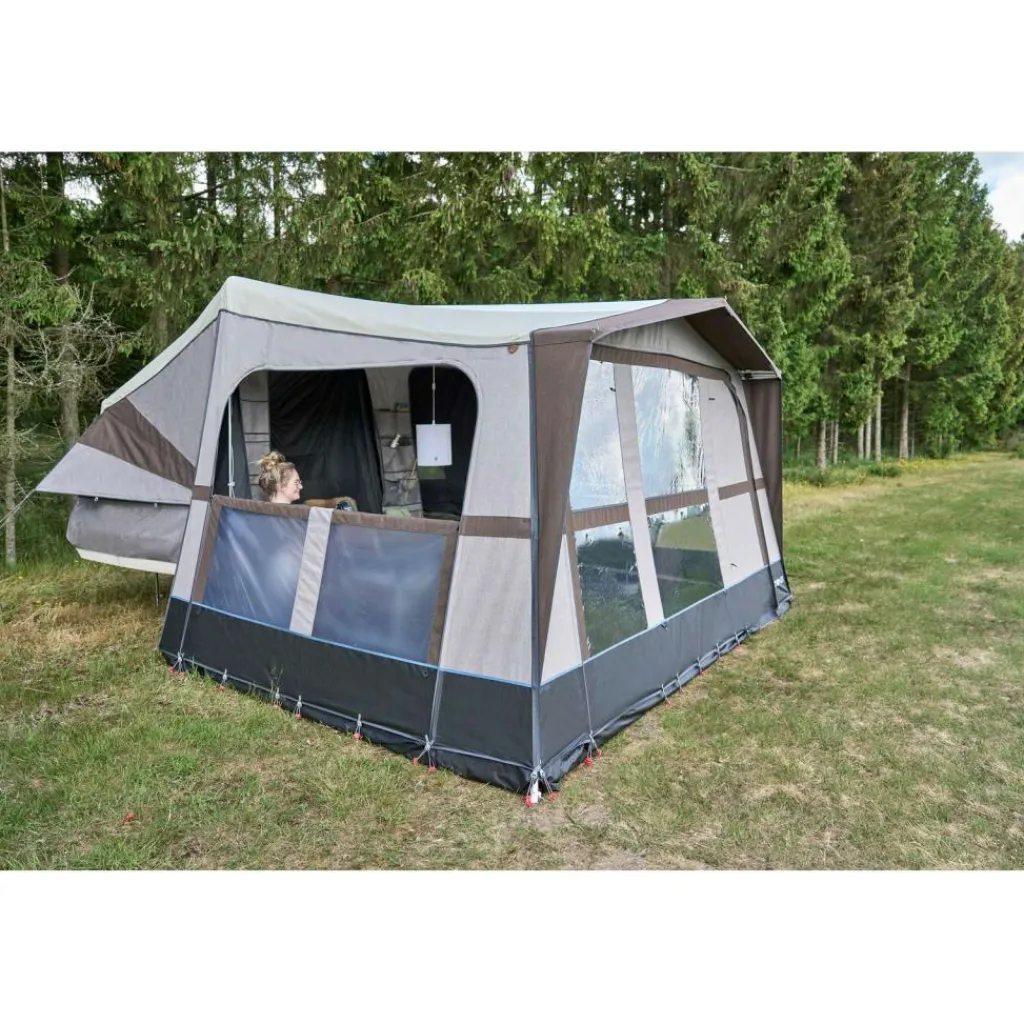 Nieuwe Vouwwagen-Camp-let Earth geremd vouwwagen 750 kg grey