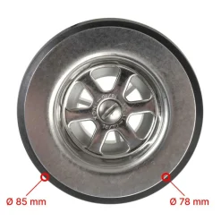 Tankdoorvoeren & Afvoerpluggen-Can Afvoerplug met stop 1 1/4