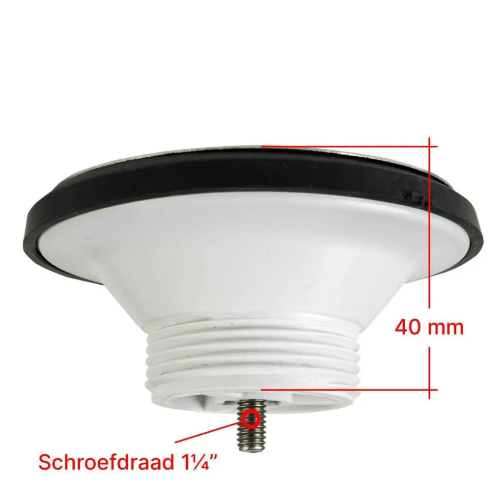 Tankdoorvoeren & Afvoerpluggen-Can Afvoerplug met stop 1 1/4