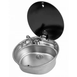 Can LR1770 spoelbak rond< Spoelbakken