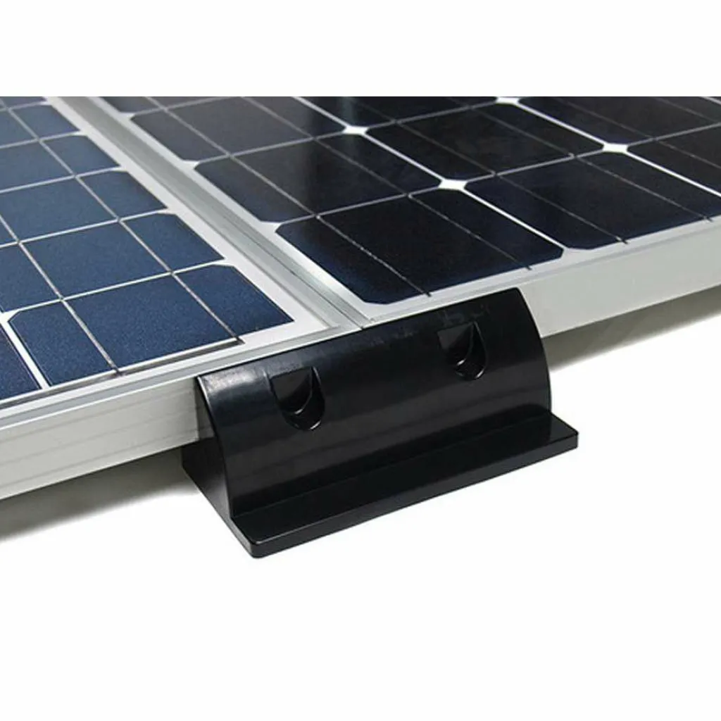 Zonnepanelen & Energie-Carbest montagesteunen voor zonnepaneel 18 cm black per 2 stuks