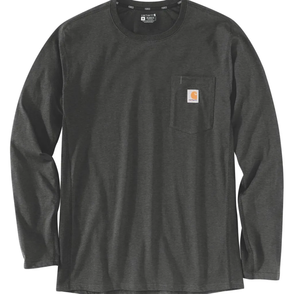 Carhartt 104617 shirt heren carbon heather< Shirts, Polo's & Blouses