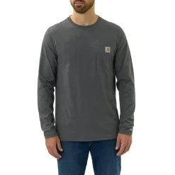Carhartt 104617 shirt heren carbon heather< Shirts, Polo's & Blouses
