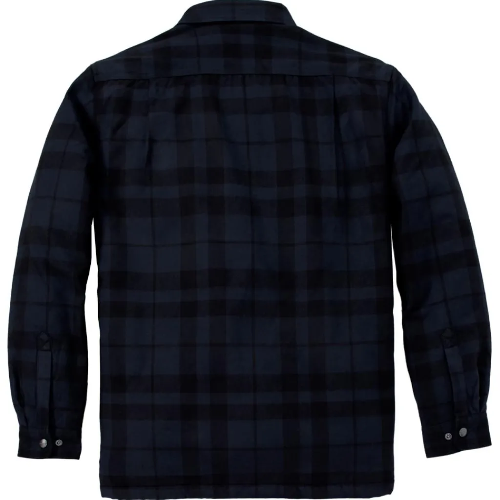 Shirts, Polo's & Blouses-Carhartt Flannel Sherpa Lined overhemd heren navy