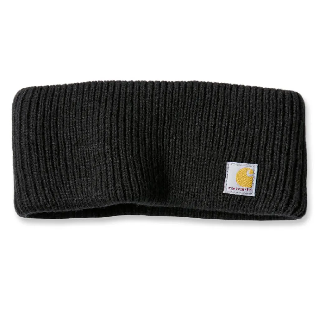 Carhartt Knit hoofdband black< Mutsen|Wintersport
