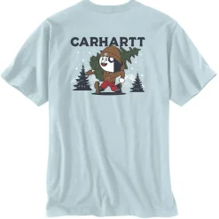 Shirts, Polo's & Blouses-Carhartt Pocket Outdoor Graphic shirt heren early frog