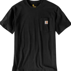 Carhartt Relaxed Fit Heavyweight K87 Pocket shirt heren black< Shirts, Polo's & Blouses