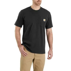 Carhartt Relaxed Fit Heavyweight K87 Pocket shirt heren black< Shirts, Polo's & Blouses