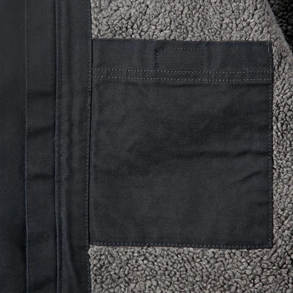 Jassen-Carhartt Relaxed Fit Washed Duck Shepa Lined winterjas heren black