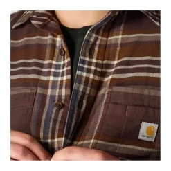 Shirts, Polo's & Blouses-Carhartt Workwear overhemd heren dark sepia