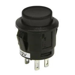 Schakelmateriaal-Carpoint drukschakelaar 12V zwart