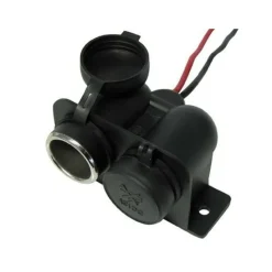 Carpoint Dubbele contactdoos 12V< Camping Elektra