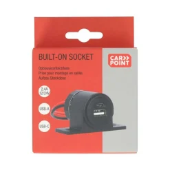 Camping Elektra-Carpoint Opbouw contactdoos USB-A + USB-C