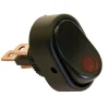 Schakelmateriaal-Carpoint schakelaar 12V led rond rood