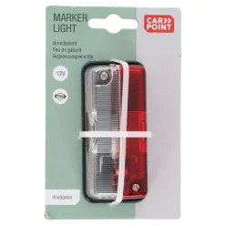 Verlichting Carrosserie-Carpoint 12V breedtelicht rood wit