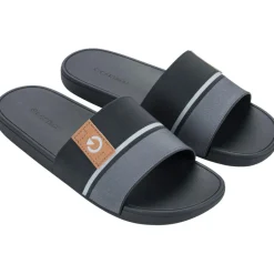 Badslippers|Slippers-Cartago Dakar slippers heren grey