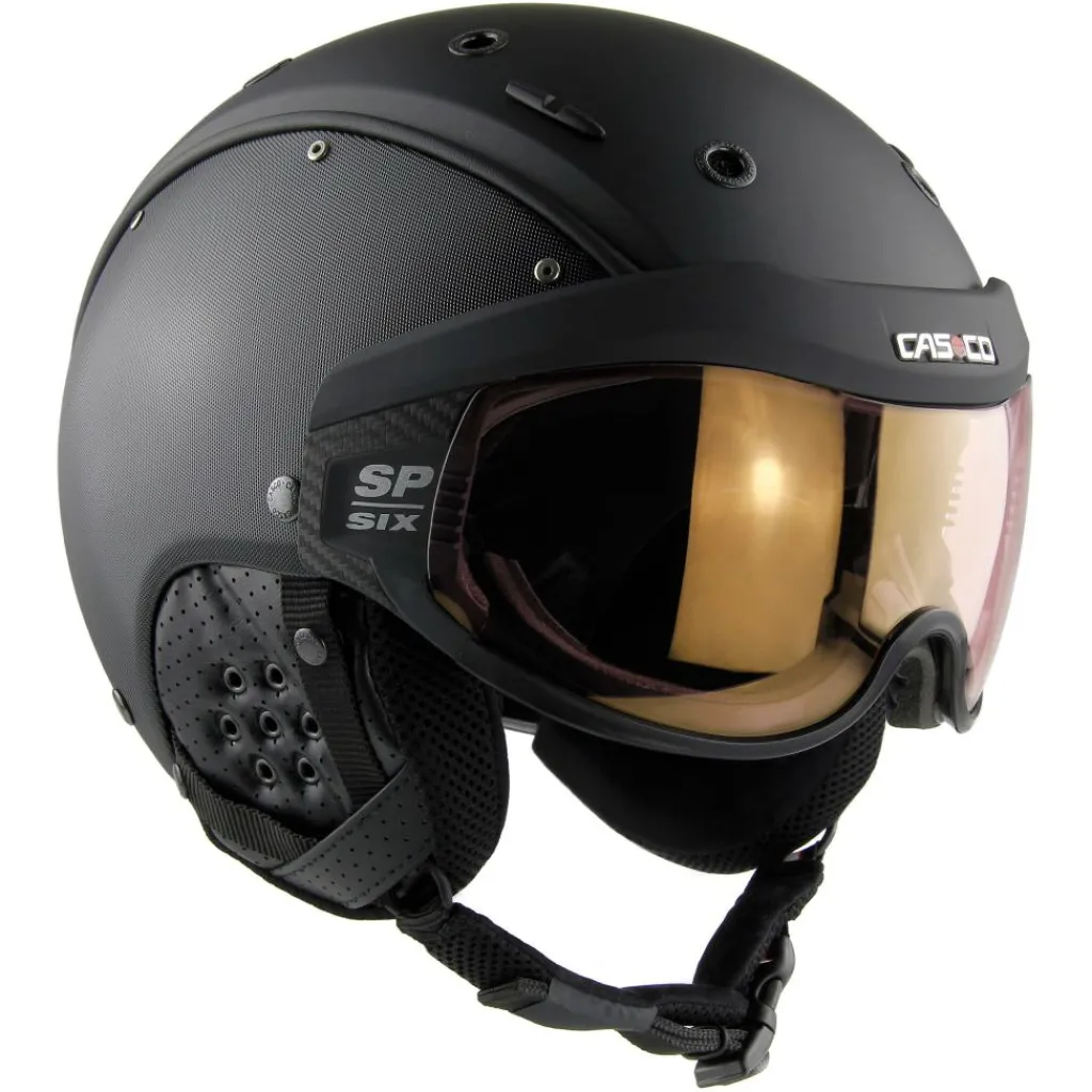 Casco SP-6 Visor skihelm black structure< Skihelmen|Wintersport