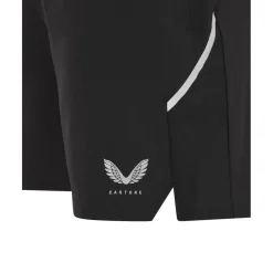 Castore 6 inch short heren black silver reflective< Sportbroek