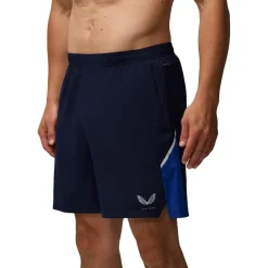 Sportbroek-Castore 6 inch short heren midnight navy azure blue