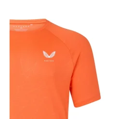 Sportshirt-Castore Adapt shirt heren bright orange mid grey