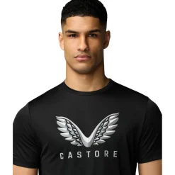 Sportshirt-Castore Adapt Short Graphic shirt heren black white