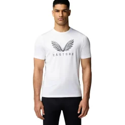 Castore Adapt Short Graphic shirt heren white< Sportshirt