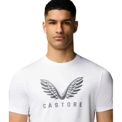 Castore Adapt Short Graphic shirt heren white< Sportshirt