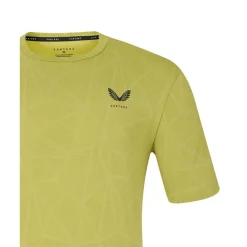 Sportshirt-Castore Engineered Knit shirt heren mustard black