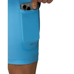 Sportbroek-Castore Flow 2-in-1 short heren black cool blue