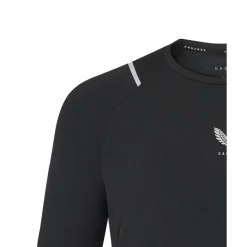 Sportshirt-Castore shirt heren black silver reflective