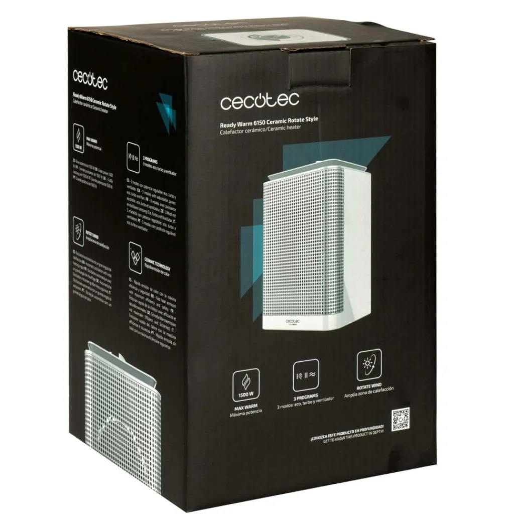 Cecotec Ready Warm 6150 keramische kachel< Kachels