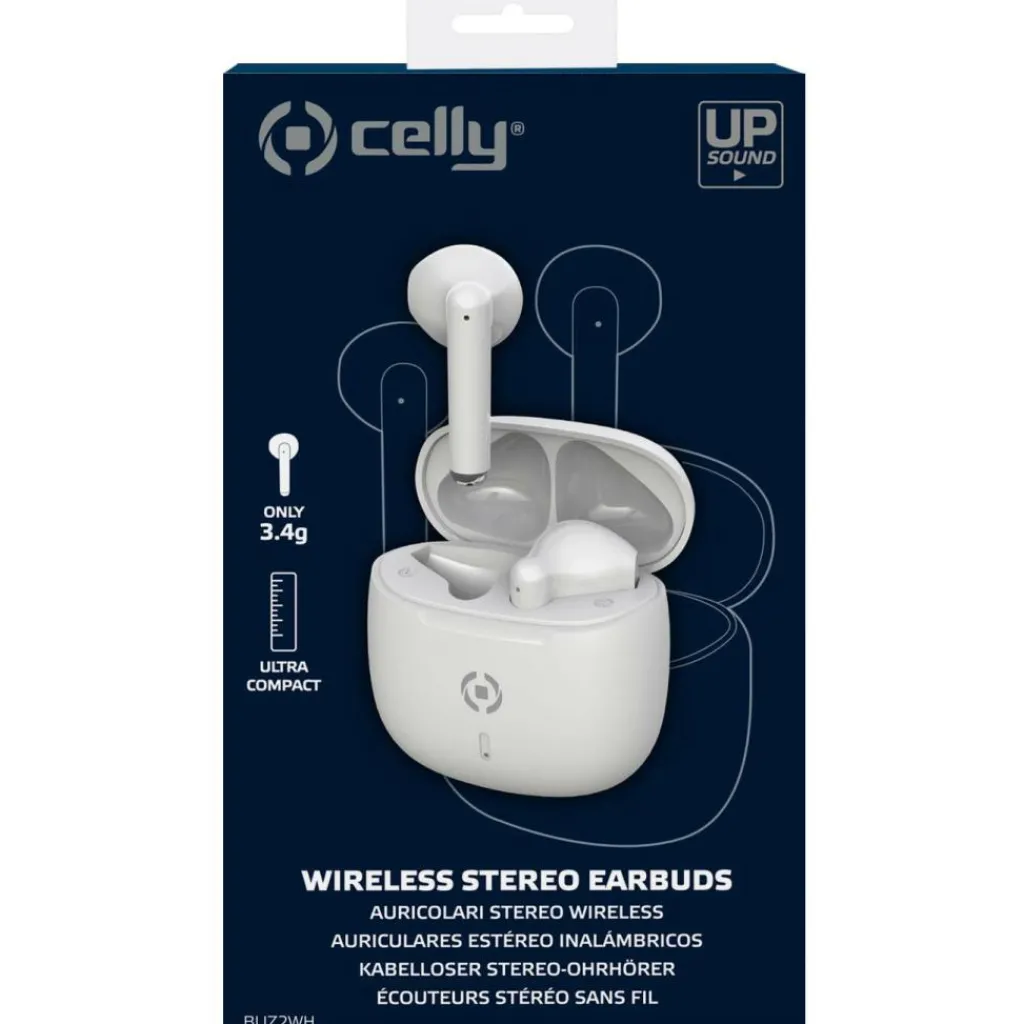 Overige Accessoires-Celly Buz2 True Wireless oordoppen wit