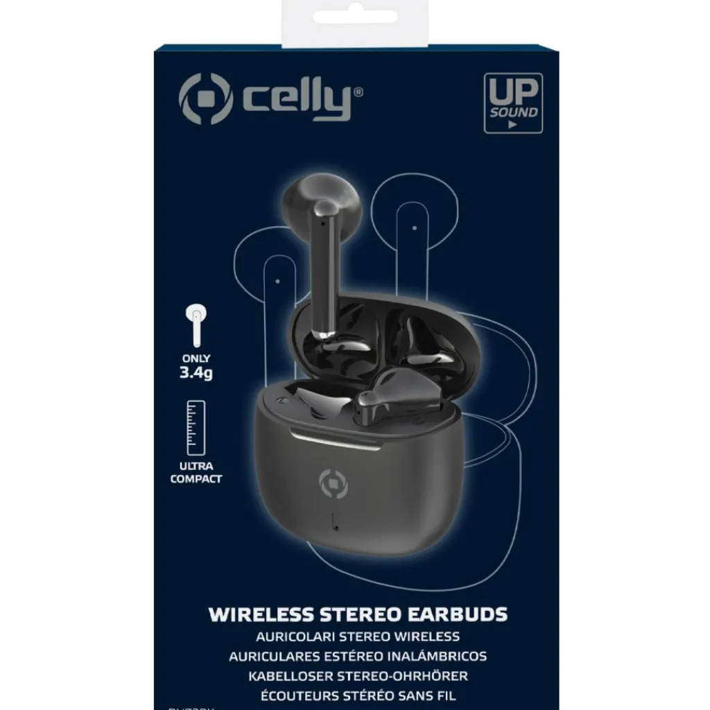 Celly Buz2 True Wireless oordoppen zwart< Overige Accessoires