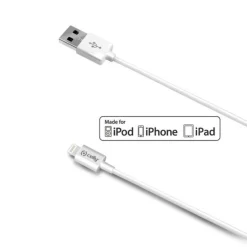 Accu's & Batterijen-Celly Lightning USB oplaadkabel 2 meter wit