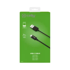 Kabels-Celly USB naar USB-C kabel 1 meter black