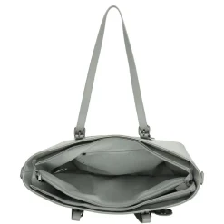 Charm London Birmingham 15,6 inch laptop schoudertas light grey< Schoudertassen