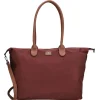 Charm London  Buckingham 15,6 inch laptop schoudertas bordeaux< Schoudertassen
